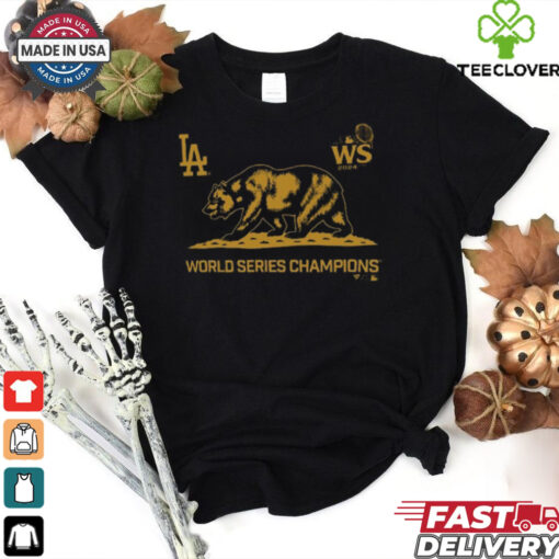 Los Angeles Dodgers 2024 World Series Champions Cali Bear T Shirt