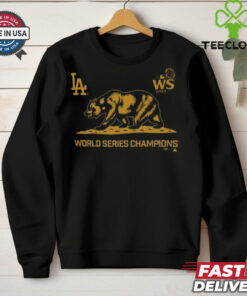 Los Angeles Dodgers 2024 World Series Champions Cali Bear T Shirt