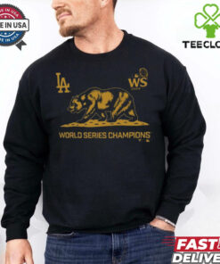 Los Angeles Dodgers 2024 World Series Champions Cali Bear T Shirt
