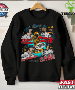 Los Angeles Dodgers 2024 World Series Champions Commemorative shirt