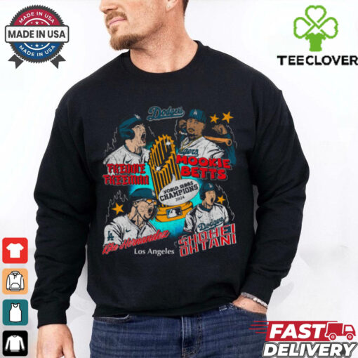 Los Angeles Dodgers 2024 World Series Champions Commemorative shirt