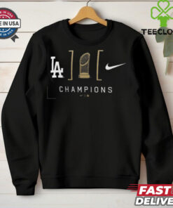 Los Angeles Dodgers 2024 World Series Champions Lockup T Shirt