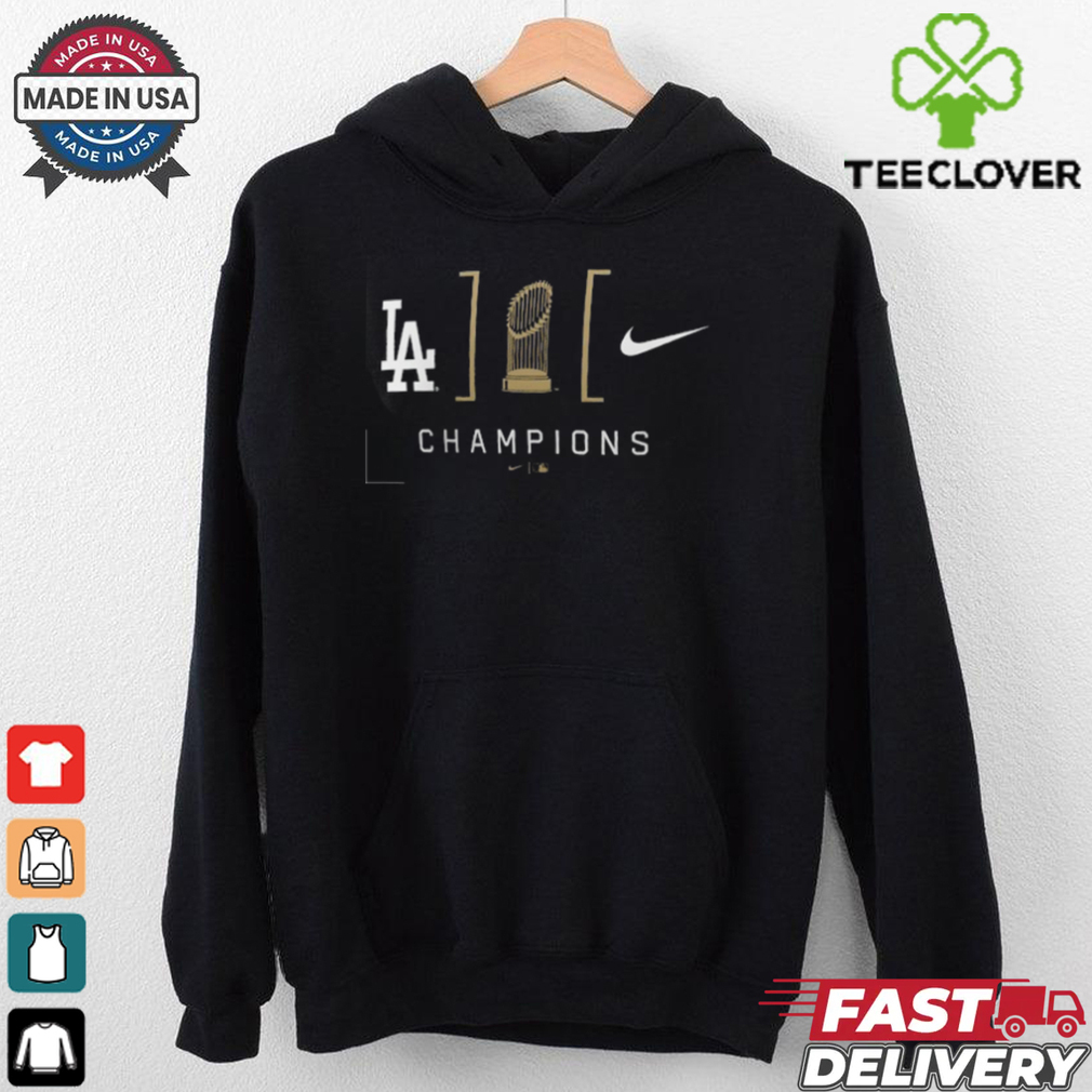 Los Angeles Dodgers 2024 World Series Champions Lockup T Shirt Los Angeles Dodgers 2024 World Series Champions Lockup T Shirt