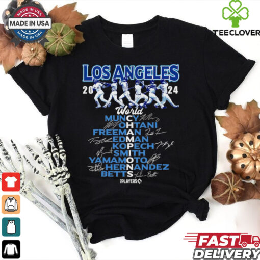 Los Angeles Dodgers 2024 World Series Champions Player Graphic T Shirt