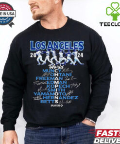 Los Angeles Dodgers 2024 World Series Champions Player Graphic T Shirt 3 Los Angeles Dodgers 2024 World Series Champions Player Graphic T Shirt