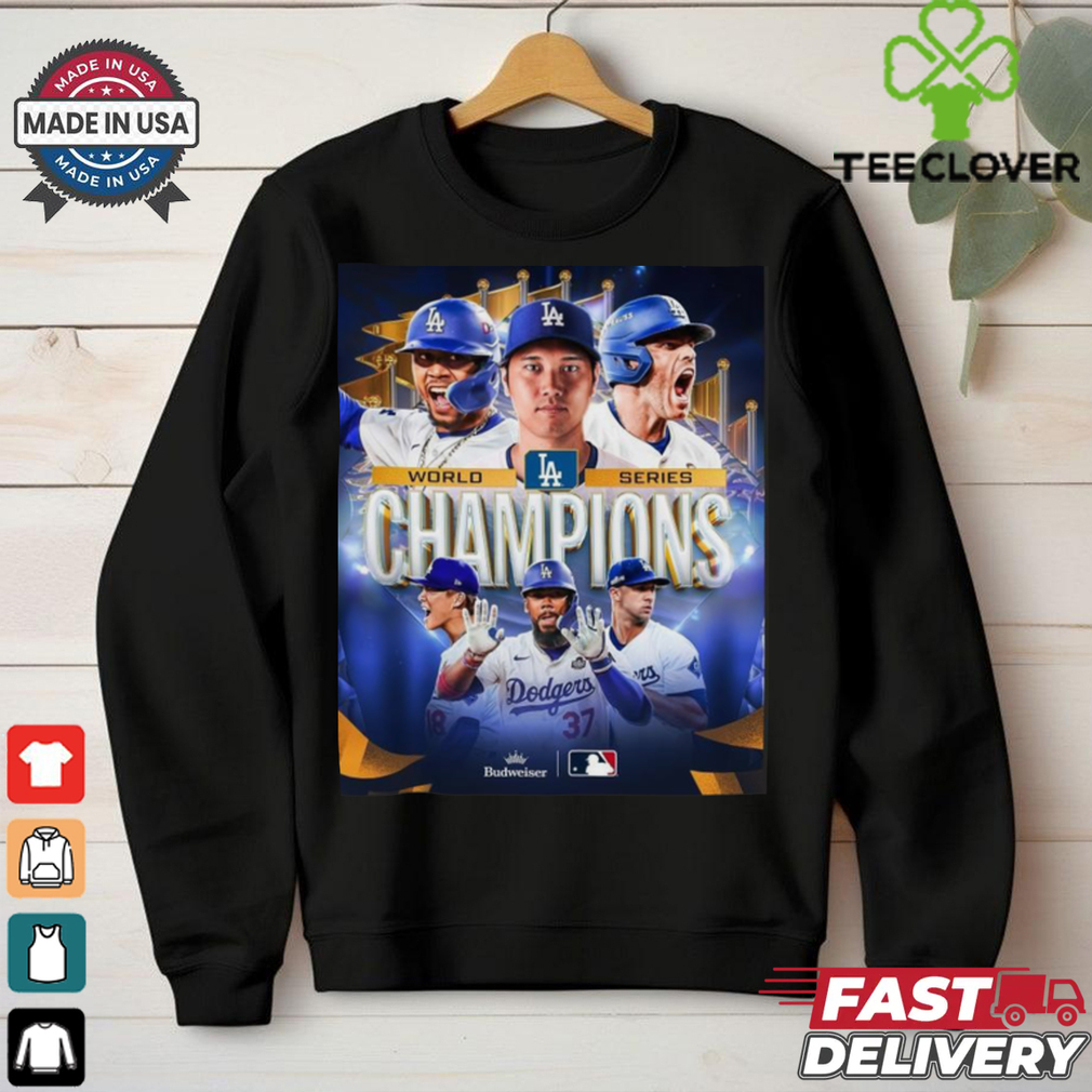 Los Angeles Dodgers 2024 World Series Champions Poster Shirt Los Angeles Dodgers 2024 World Series Champions Poster Shirt