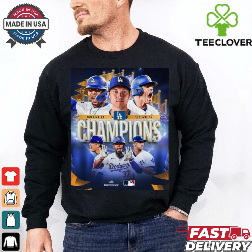Los Angeles Dodgers 2024 World Series Champions Poster Shirt Los Angeles Dodgers 2024 World Series Champions Poster Shirt