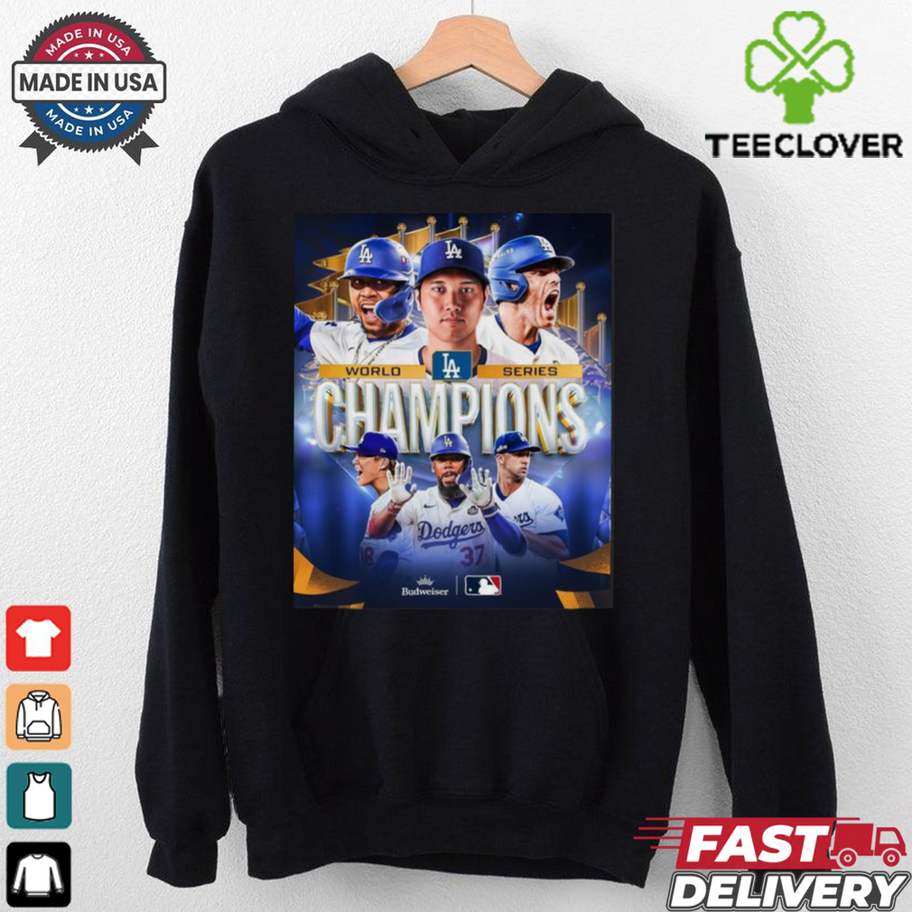 Los Angeles Dodgers 2024 World Series Champions Poster Shirt Los Angeles Dodgers 2024 World Series Champions Poster Shirt