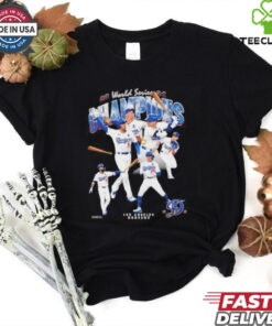 Los Angeles Dodgers 2024 World Series Champions players graphic shirt