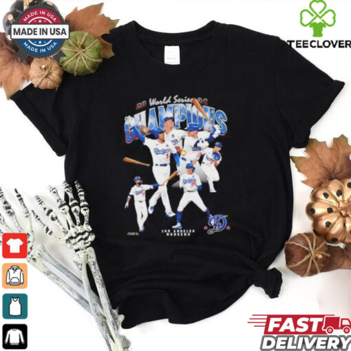 Los Angeles Dodgers 2024 World Series Champions players graphic shirt