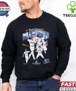 Los Angeles Dodgers 2024 World Series Champions players graphic shirt