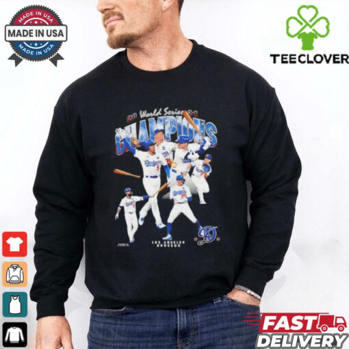Los Angeles Dodgers 2024 World Series Champions players graphic shirt