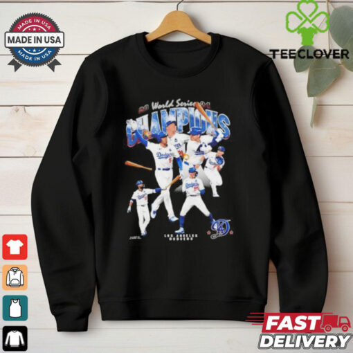 Los Angeles Dodgers 2024 World Series Champions players graphic shirt