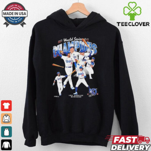 Los Angeles Dodgers 2024 World Series Champions players graphic shirt