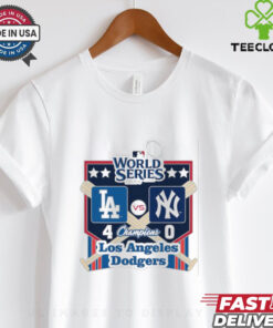 Los Angeles Dodgers 2024 World Series Champions win New York Yankees logo shirt