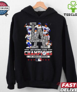 Los Angeles Dodgers 2024 national league champions team hoodie, sweater, longsleeve, shirt v-neck, t-shirt