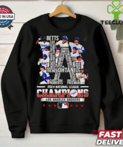 Los Angeles Dodgers 2024 national league champions team hoodie, sweater, longsleeve, shirt v-neck, t-shirt