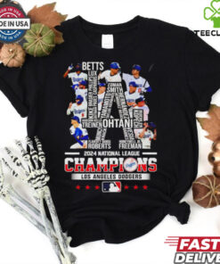 Los Angeles Dodgers 2024 national league champions team hoodie, sweater, longsleeve, shirt v-neck, t-shirt