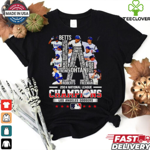 Los Angeles Dodgers 2024 national league champions team hoodie, sweater, longsleeve, shirt v-neck, t-shirt