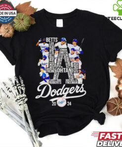 Los Angeles Dodgers 2024 team players hoodie, sweater, longsleeve, shirt v-neck, t-shirt