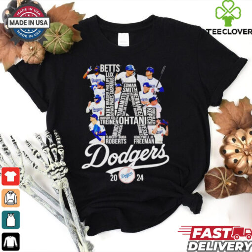 Los Angeles Dodgers 2024 team players hoodie, sweater, longsleeve, shirt v-neck, t-shirt