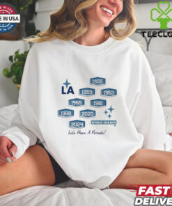 Los Angeles Dodgers 8 Time World Champs Let’s Have A Parade Shirt