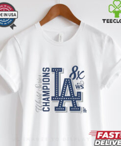 Los Angeles Dodgers 8 Time World Series Champions Shirt