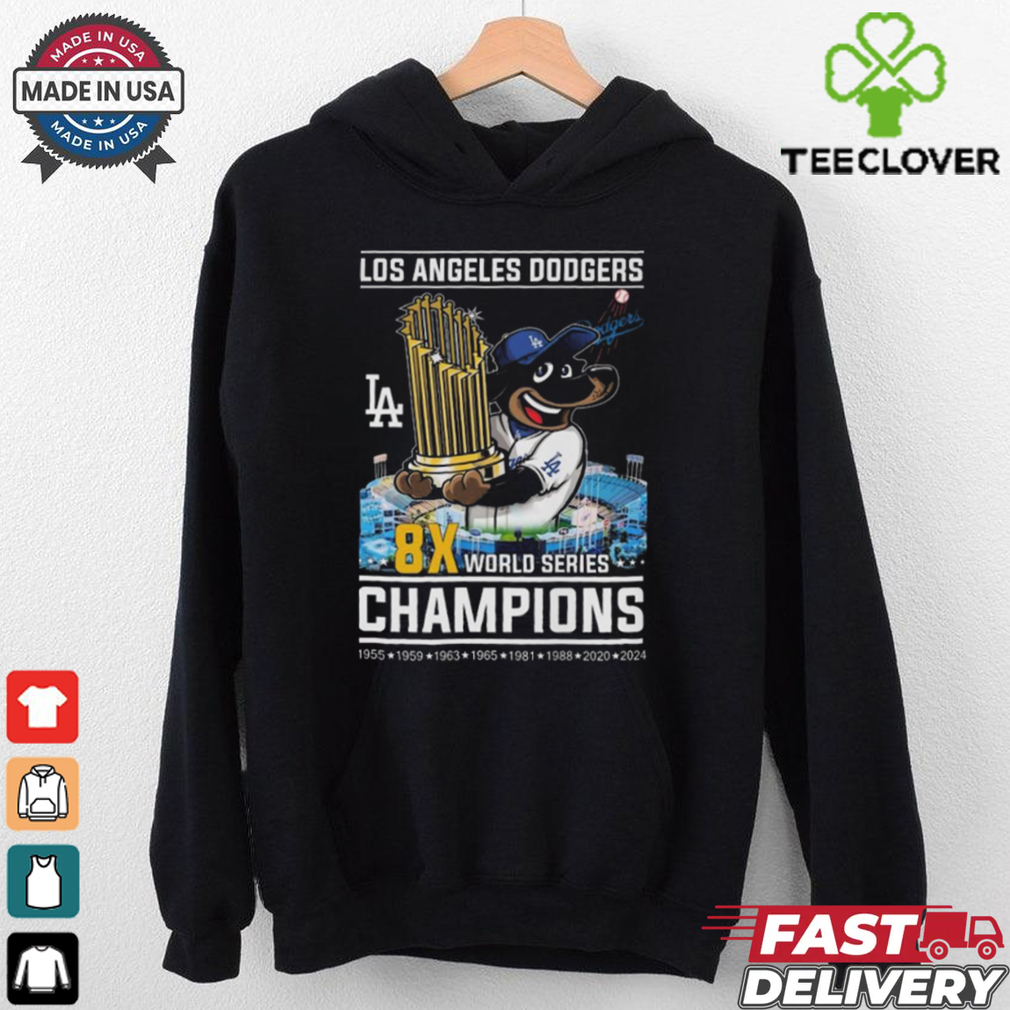 Los Angeles Dodgers 8x World Series Champions 1955 1959 1963 1965 1981 1988 2020 2024 Shirt Los Angeles Dodgers 8x World Series Champions 1955 1959 1963 1965 1981 1988 2020 2024 Shirt