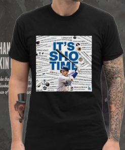 Los Angeles Dodgers Announce Shohei Ohtani It’s Sho Time T Shirt