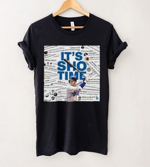 Los Angeles Dodgers Announce Shohei Ohtani It’s Sho Time T Shirt