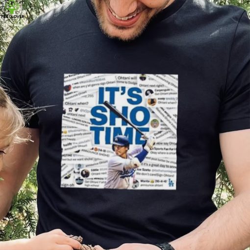 Los Angeles Dodgers Announce Shohei Ohtani It’s Sho Time T Shirt