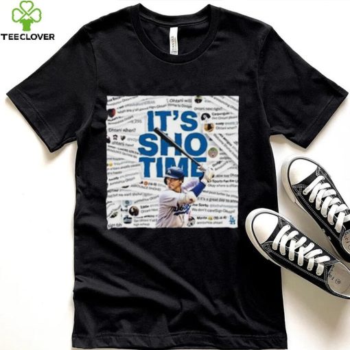 Los Angeles Dodgers Announce Shohei Ohtani It’s Sho Time T Shirt