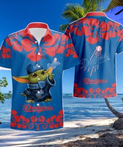 Los Angeles Dodgers Baby Yoda Hawaiian Shirt