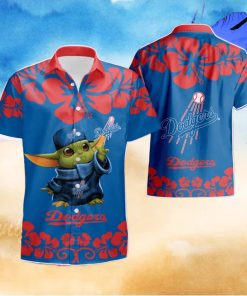 Los Angeles Dodgers Baby Yoda Hawaiian Shirt
