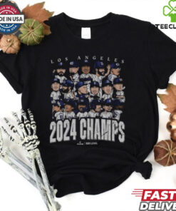 Los Angeles Dodgers Baseball 2024 World Champs Players Caricatures Vintage t shirt 1 Los Angeles Dodgers Baseball 2024 World Champs Players Caricatures Vintage t shirt