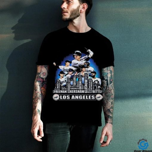 Los Angeles Dodgers Baseball Squad 2024 Player Name City Skyline T hoodie, sweater, longsleeve, shirt v-neck, t-shirt