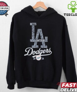 Los Angeles Dodgers Baseball Team 2024 MLB T Shirt