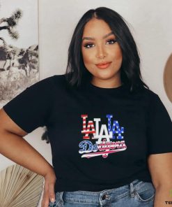 Los Angeles Dodgers Baseball Team Celebrating 4th Of July T Shirt