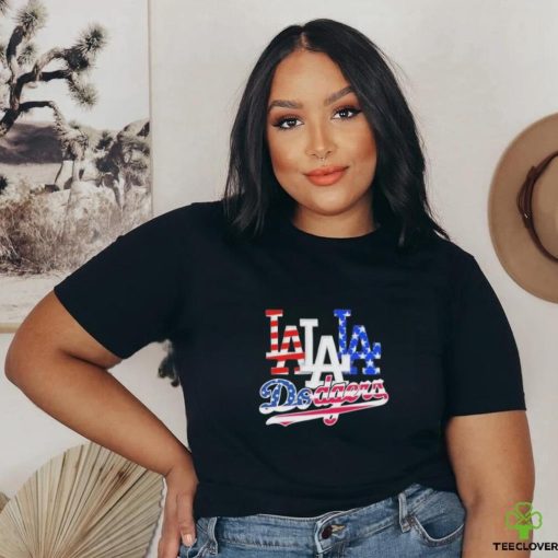 Los Angeles Dodgers Baseball Team Celebrating 4th Of July T Shirt