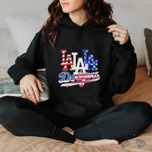 Los Angeles Dodgers Baseball Team Celebrating 4th Of July T Shirt