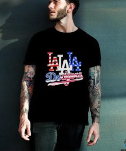 Los Angeles Dodgers Baseball Team Celebrating 4th Of July T Shirt