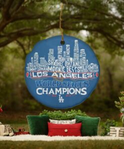 Los Angeles Dodgers Baseball World Series Ornament