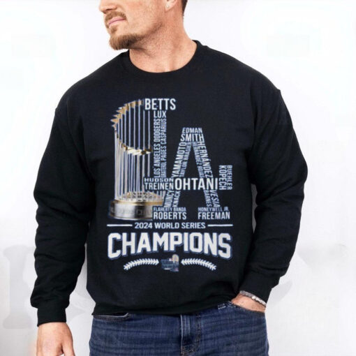 Los Angeles Dodgers Best LA 2024 World Series Champs Fan T Shirt