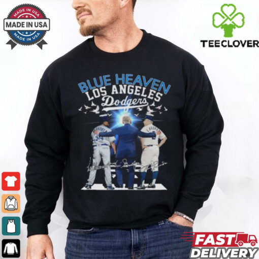 Los Angeles Dodgers Blue Heaven Valenzuela Lasorda Mike Scioscia T Shirt