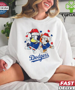 Los Angeles Dodgers Bluey Christmas 2024 shirt