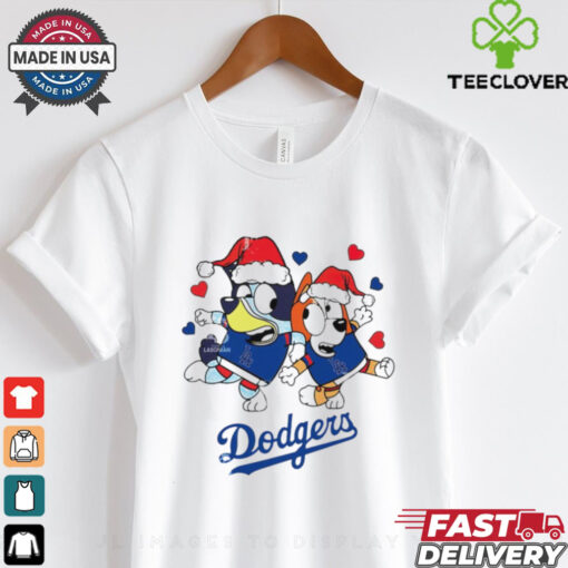 Los Angeles Dodgers Bluey Christmas 2024 shirt