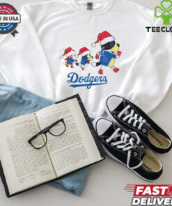 Los Angeles Dodgers Bluey Family Christmas shirt