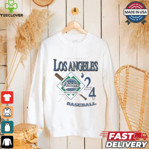 Los Angeles Dodgers California 2024 October Postseason Bound T Shirt
