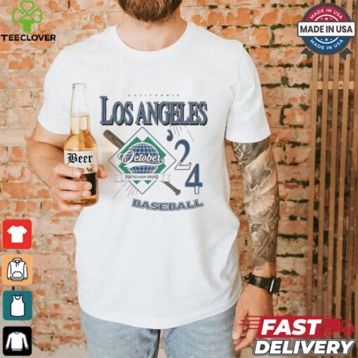 Los Angeles Dodgers California 2024 October Postseason Bound T Shirt