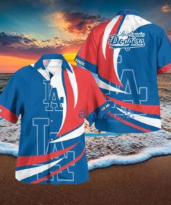 Los Angeles Dodgers Classic Fashion Button Up Hawaiian Shirt